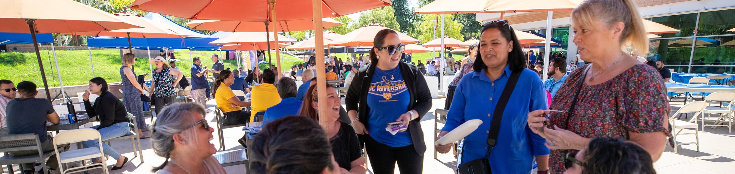 UCR staff at the Staff Picnic at the HUB