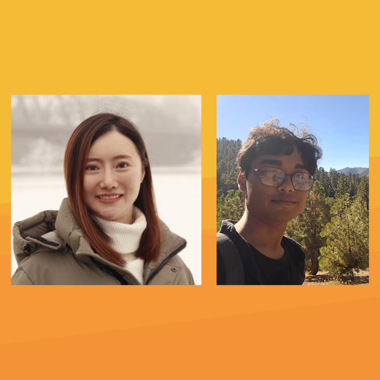 Professor Yue Dong and her PhD student Haz Sameen Shahgir